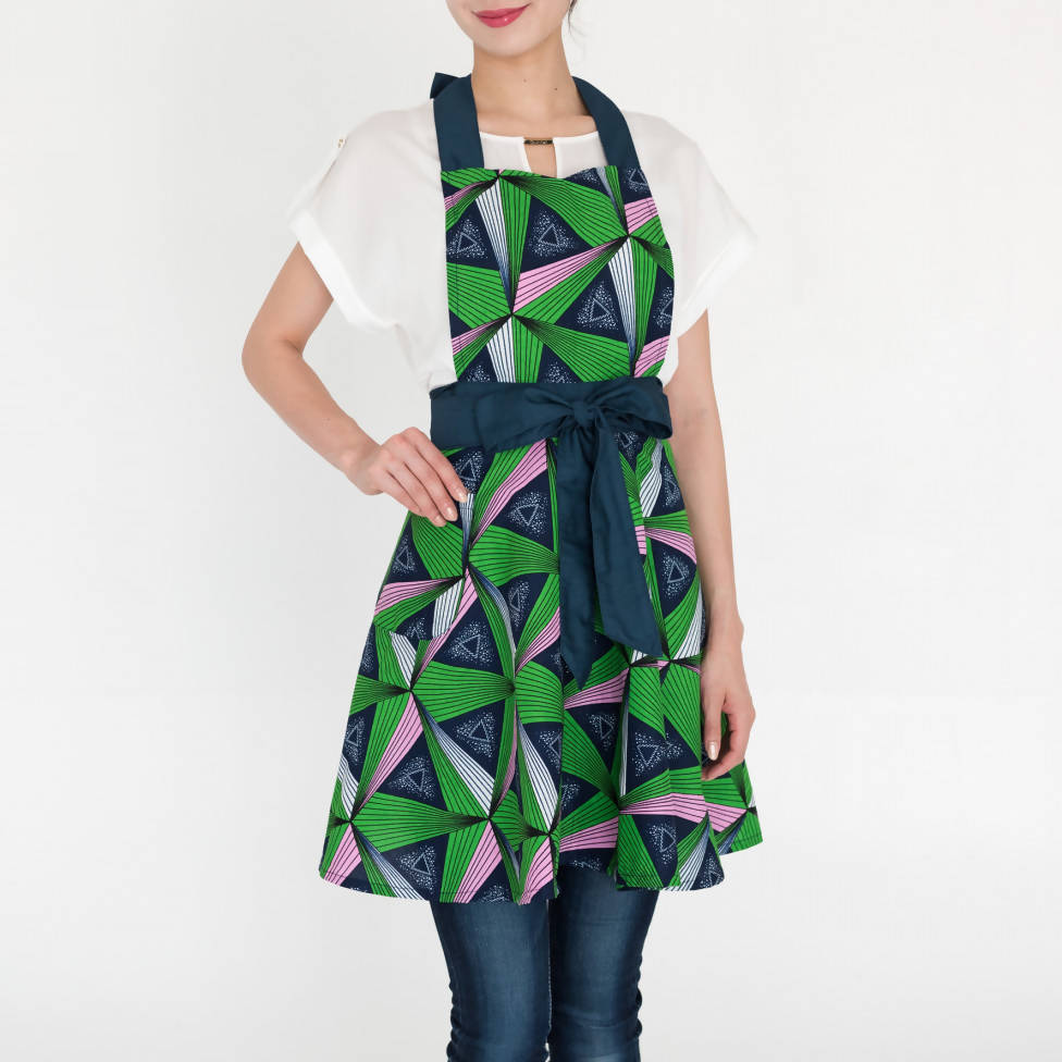 アフリカ布エプロン