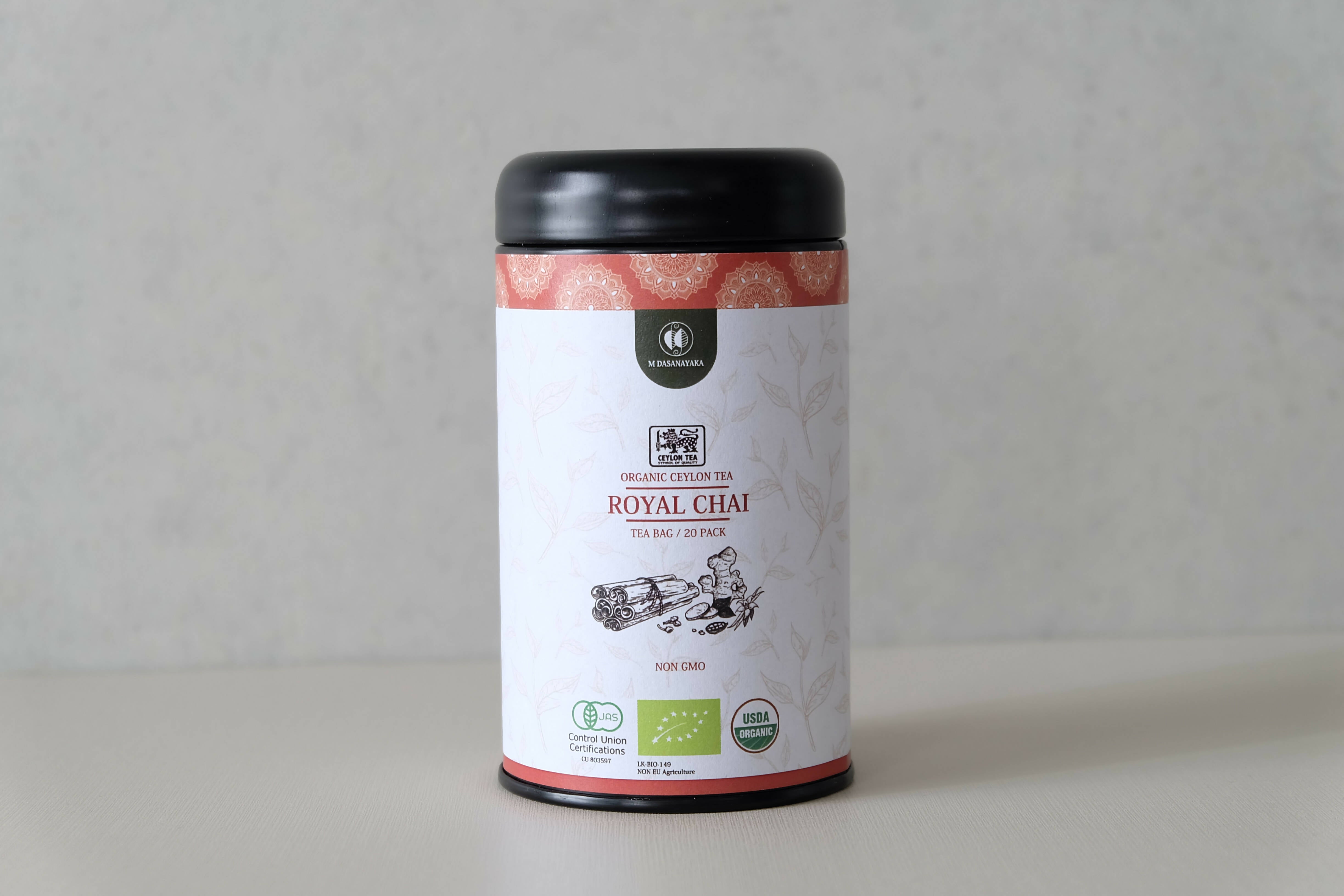 Organic Ceylon Tea ROYAL CHAI Tea Bag 20p – SEPLÚMO