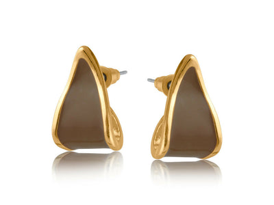 3716 Sakura ツートーン エナメル ピアス