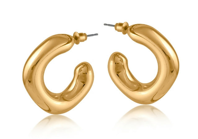 3246 Athenais シェイプ フープピアス – SEPLÚMO