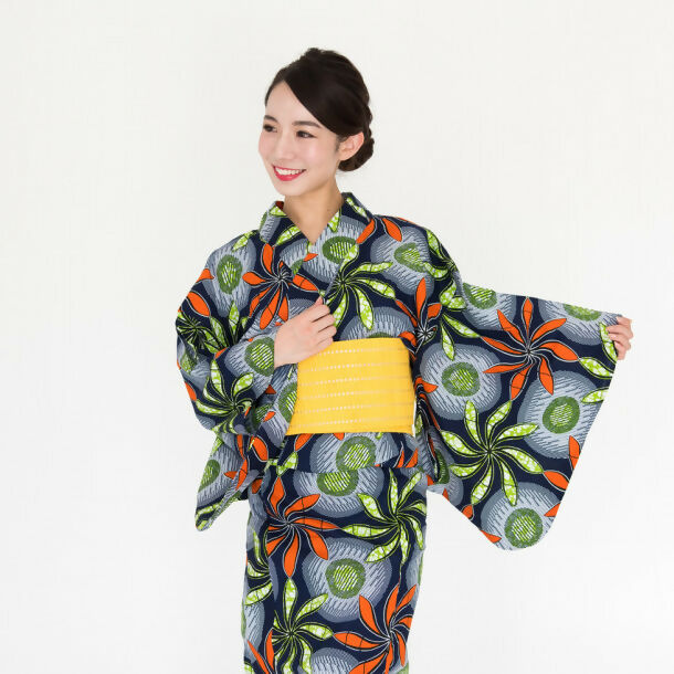 【Chérie COCO】アフリカ布×和モダン 浴衣 雅 Miyabi 浴衣 雅 Miyabi | Chérie COCO - Official Website -