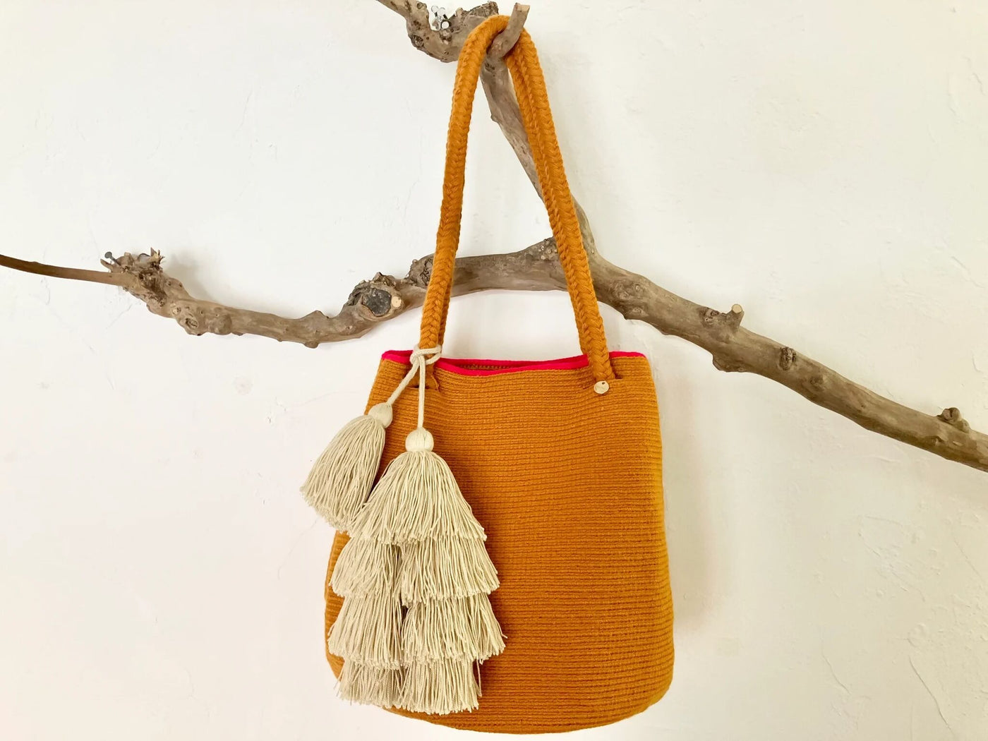 コロンビア発　Maya Bag Orange　アクリル 100%