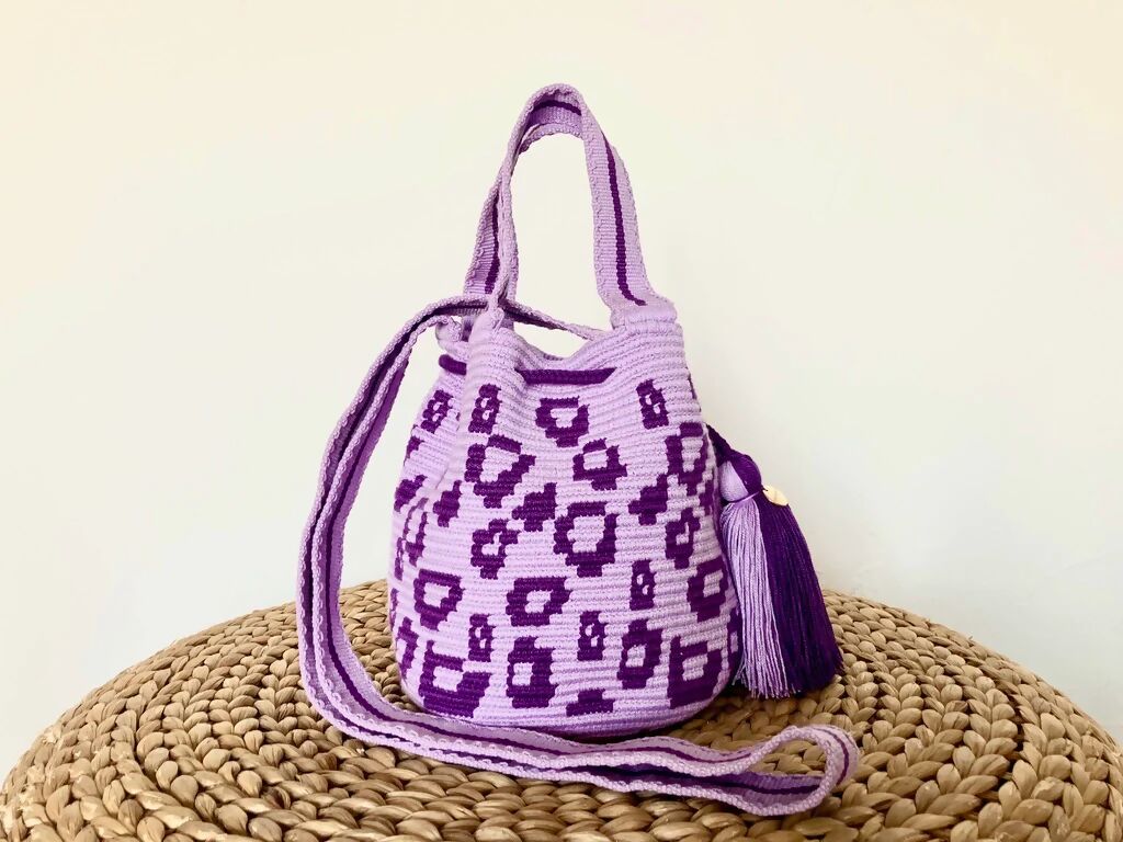 コロンビア発 Nala Bag Medium Purple (S) アクリル 100%