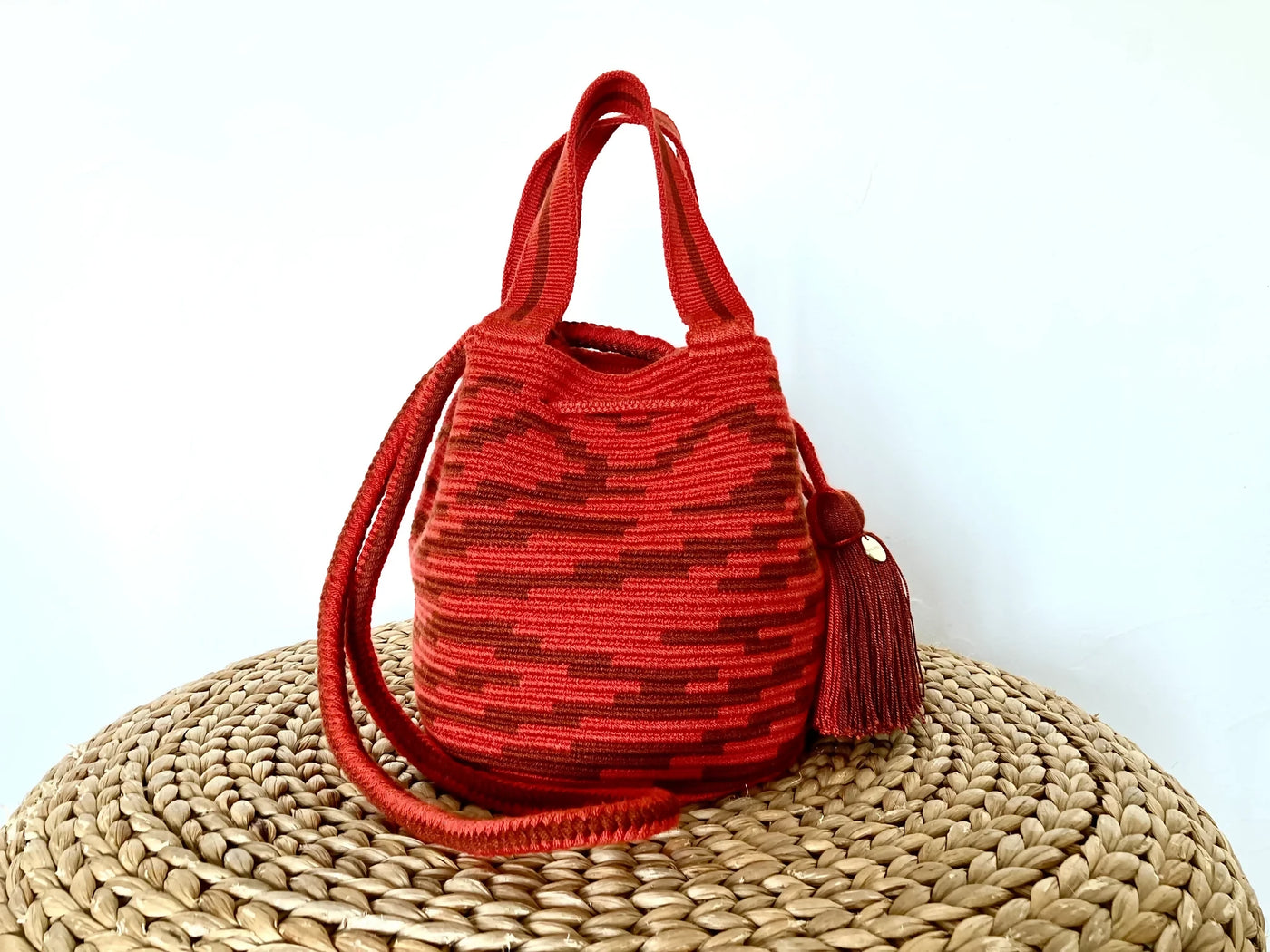 コロンビア発 Pumba Bag Medium Copper Red (C) アクリル 100%