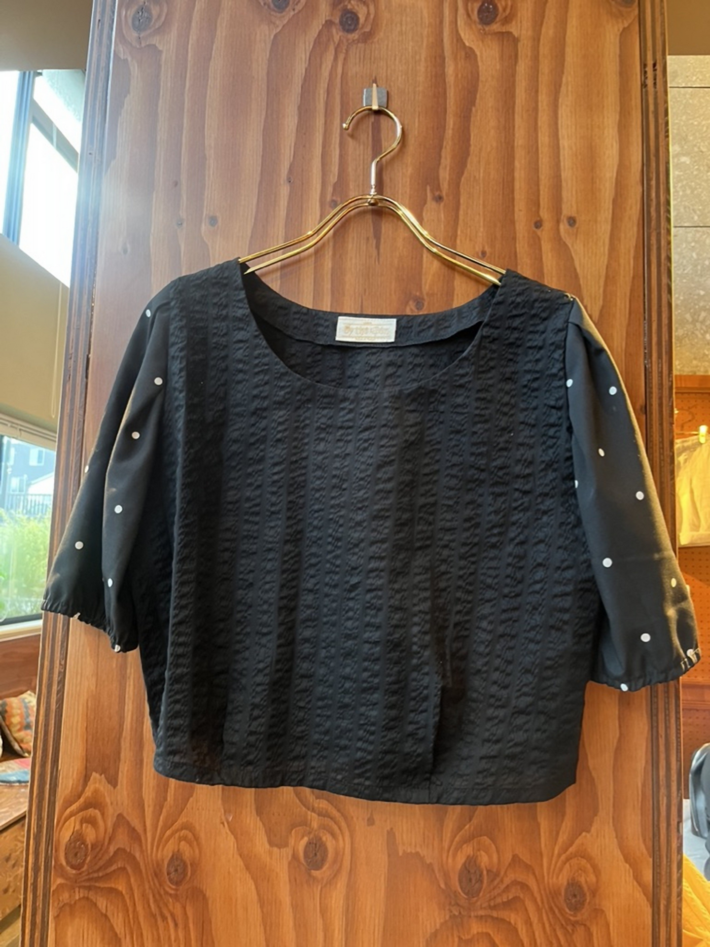 Rcycled dots blouse