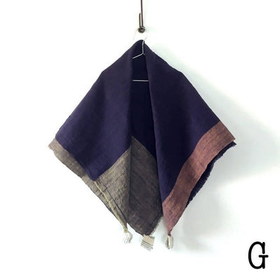 ラオスの手織りコットン布　square series (大判四角サイズ)