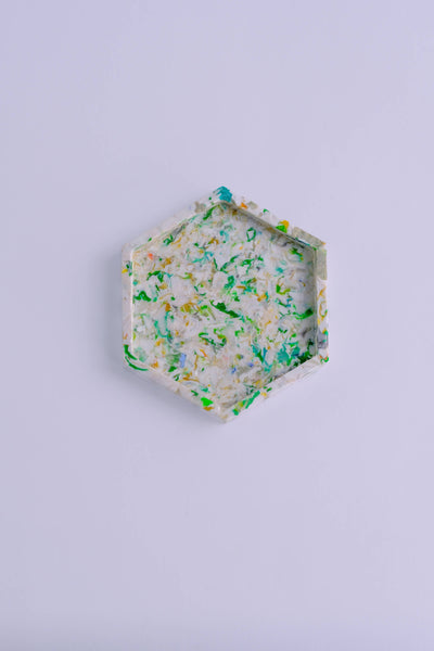 Sukhasa　バリ島 100％再生プラスチック 『耐熱コースター』　Hexagonal