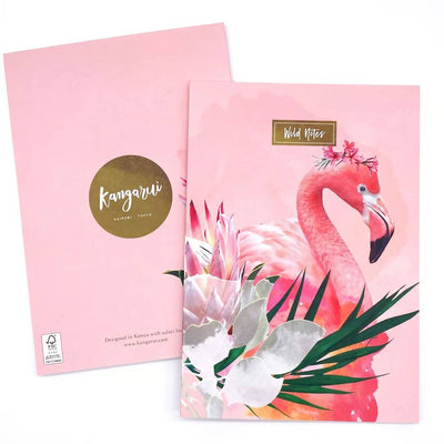 ワイルドノート（ブランク）Floral Flamingo