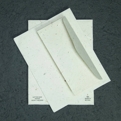 ウシのpooからできたエシカルな紙！ 『 プープーペーパー』　 A4　50枚用紙　12枚の封筒 Seplumo「セプルモ」エシカル商品 |ぞう ぞうさん うんち 紙 サスティナブルな紙 うんちからできた紙