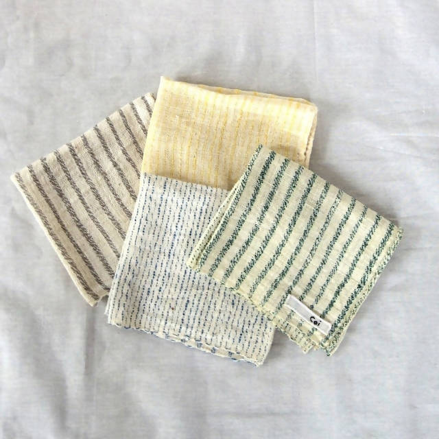 ラオスの手織り布　square series (スクエアサイズ) 400519