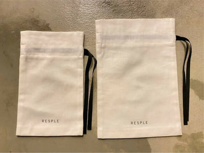 RESPLE organics専用 ギフトラッピング　綿麻巾着袋（小サイズ）