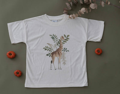 キリンのTシャツ／ Giraffe T-shirt | Seplumo | セプルモ | エシカル　商品 | Home Living |  SDGS | サスティナブル