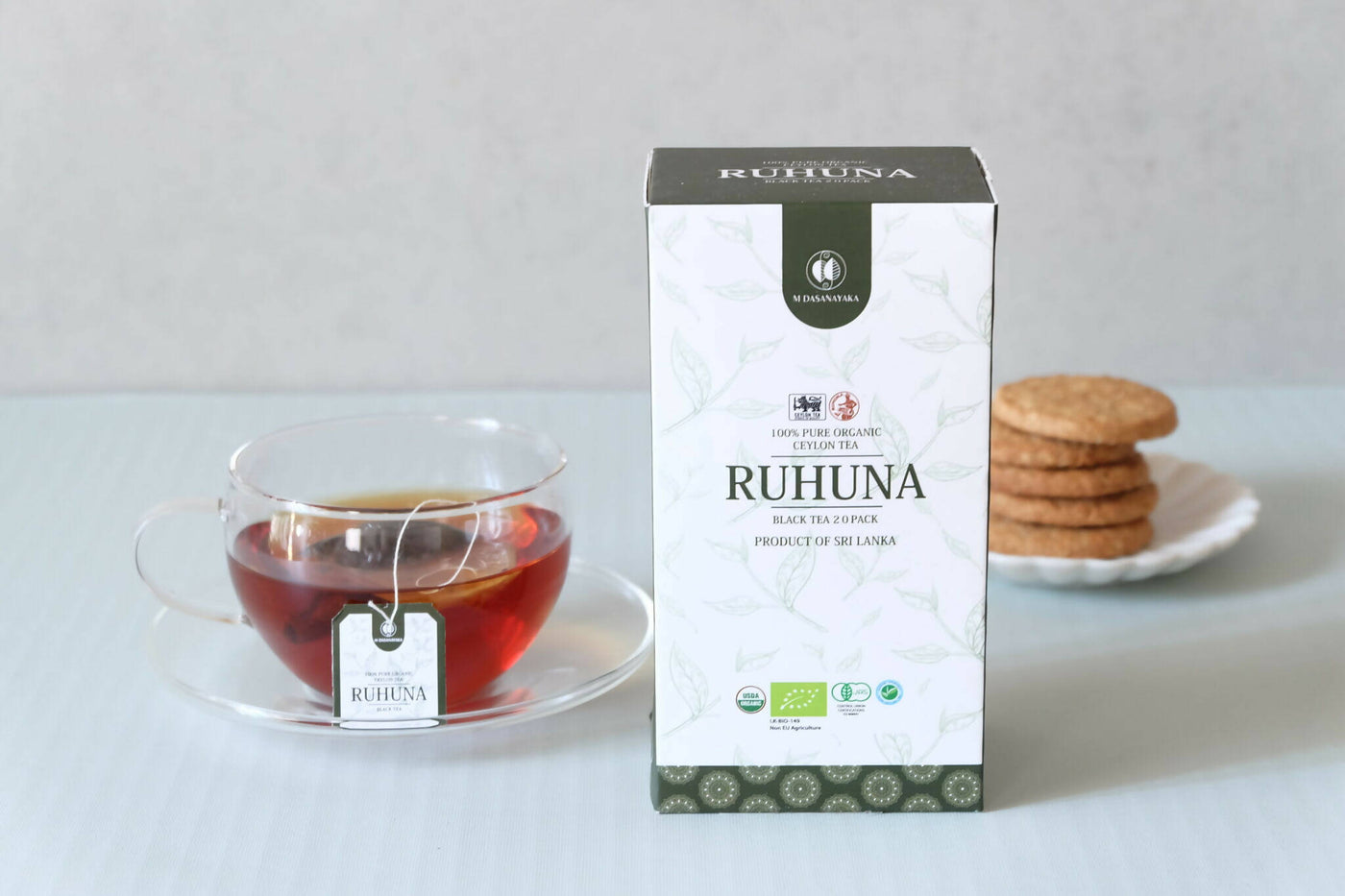 Organic Ceylon Tea RUHUNA (Tea Bags 20P）