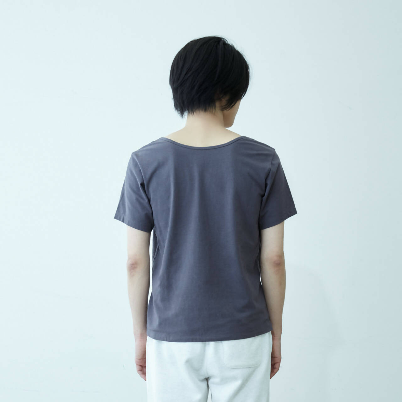 【MEN】ココロカラダスミキル ワイドラウンドネックTシャツ