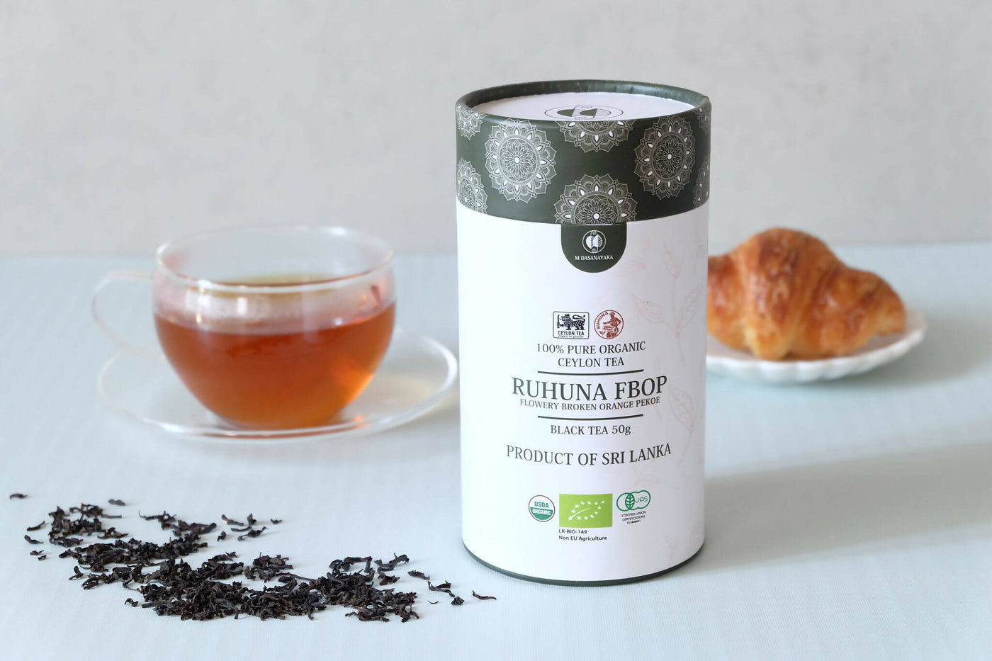 Organic Ceylon Tea RUHUNA FBOP （Leaf 50g）