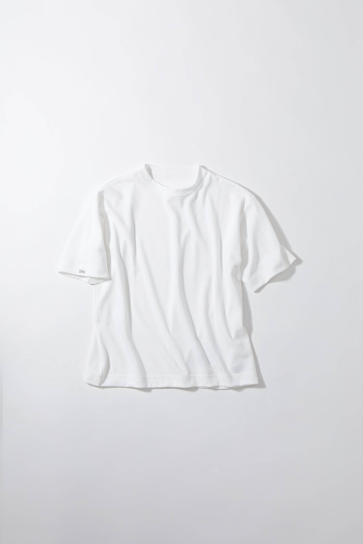 肌を守るコットンの風合いと抗菌性に優れた Bio Room wear Tシャツ (半袖) ホワイト